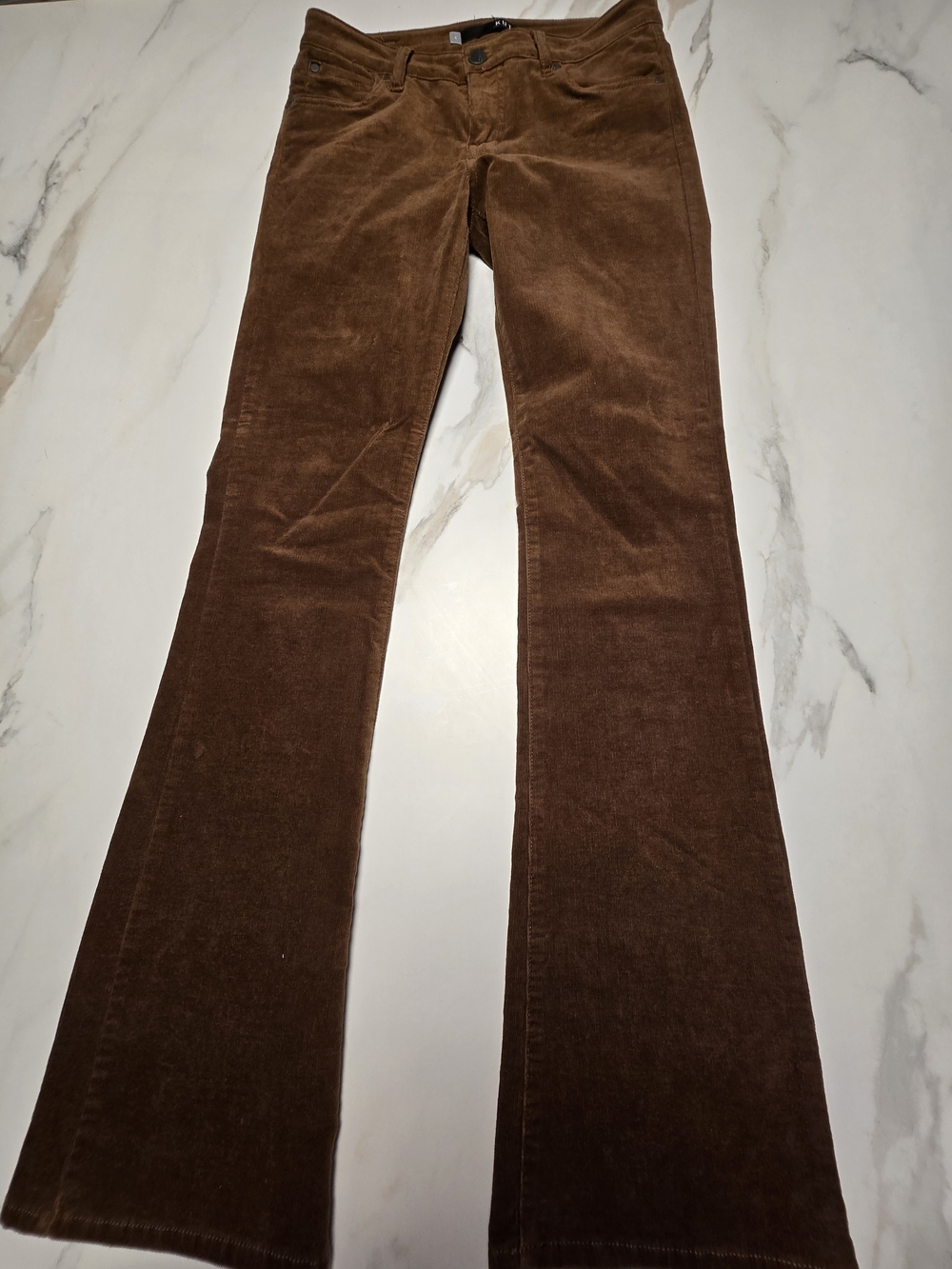 Kut from the Kloth Karen Baby Boot Corduroy Pants In Chestnut Sz 4